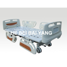 (A-7) Cama de hospital elétrica de três funções com cabeça de cama ABS